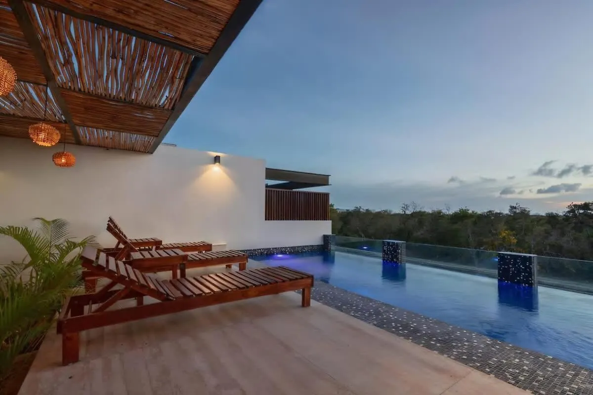 Apartment Tulum Hyde Master Suite Private Balcony Gym Sunny Pool Mexico
